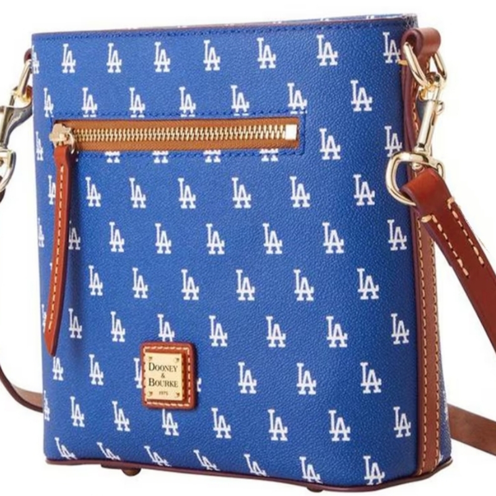 COPY - Los Angeles Dodgers Dooney & Bourke Signature Small Zip Crossbody